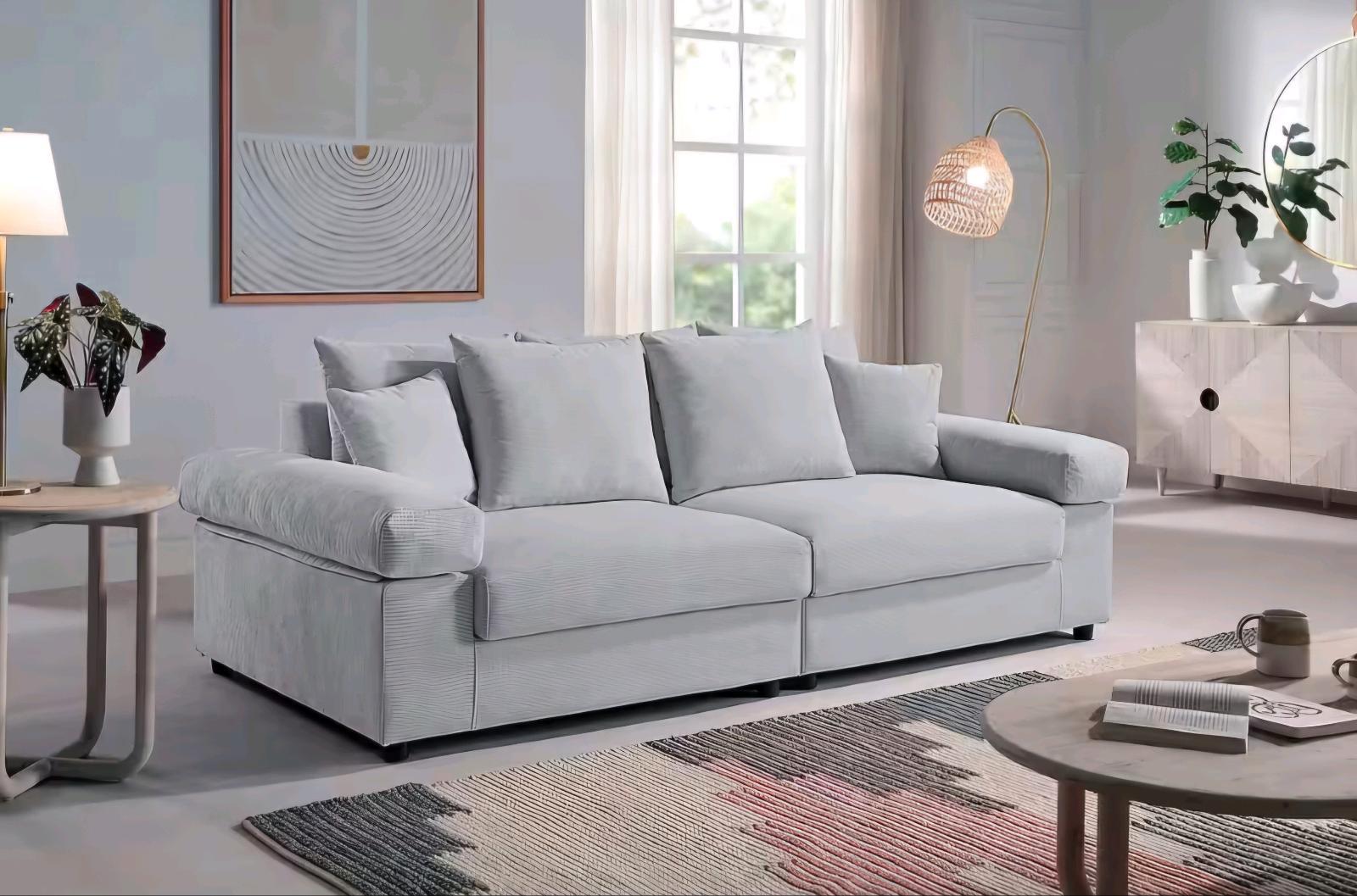 Big-Sofa XXL mit Kissen