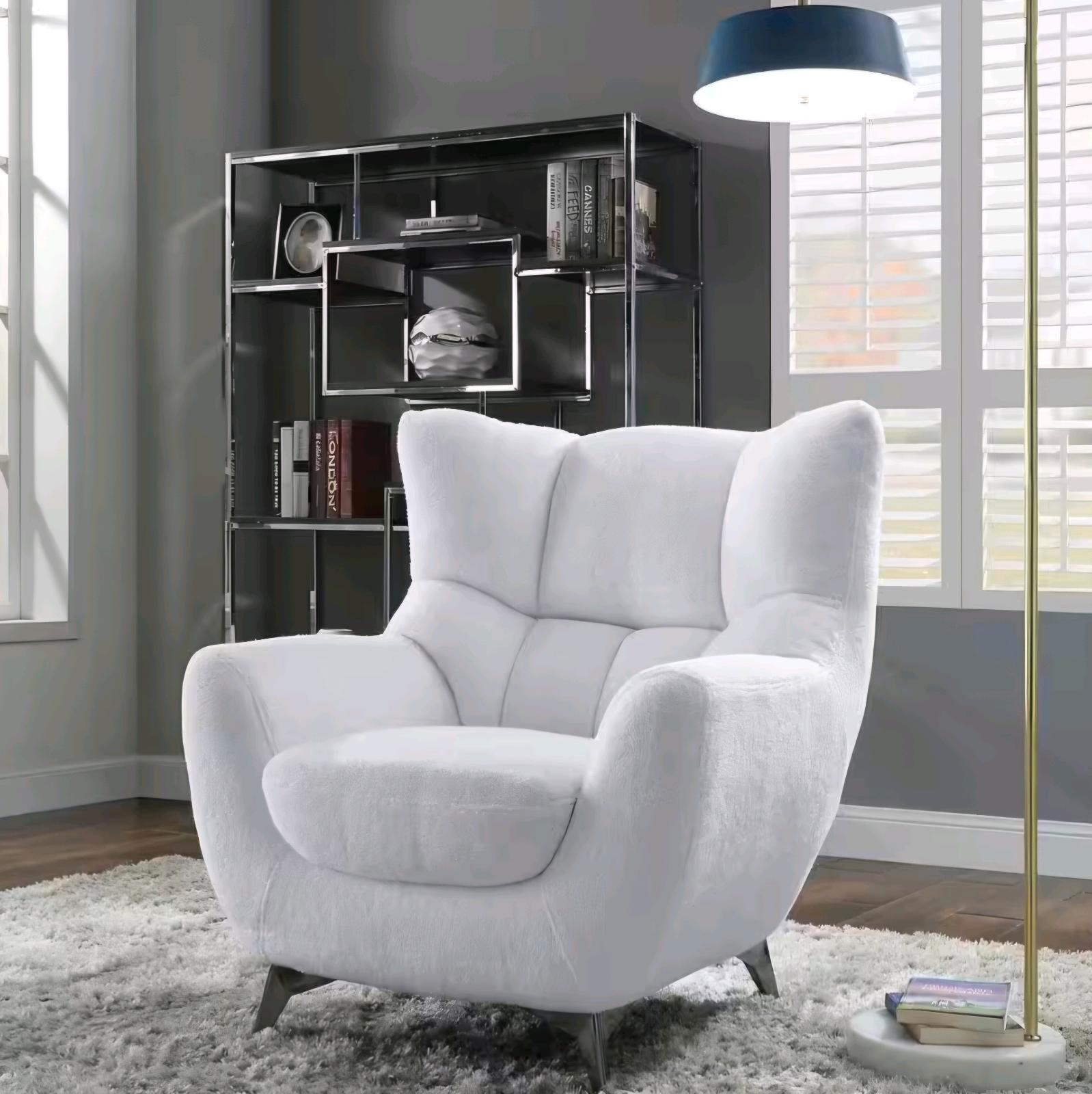 Trendiger Teddy-Stoff Relax-Sessel