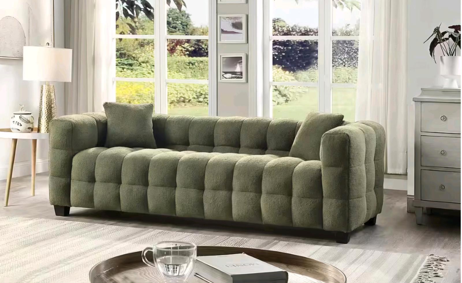 3-Sitzer Sofa Teddystoff für nur 299€