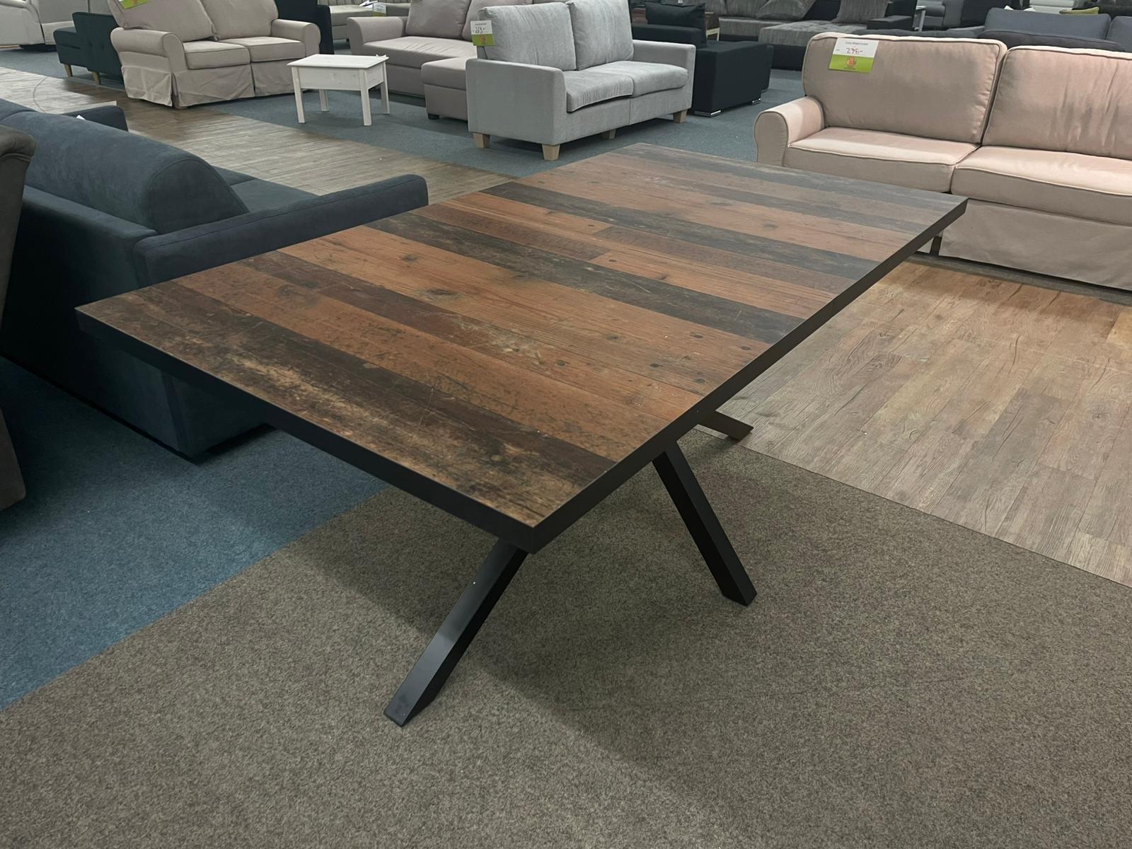 Ausziehbarer Esstisch Oldwood/Schwarz - 249€!