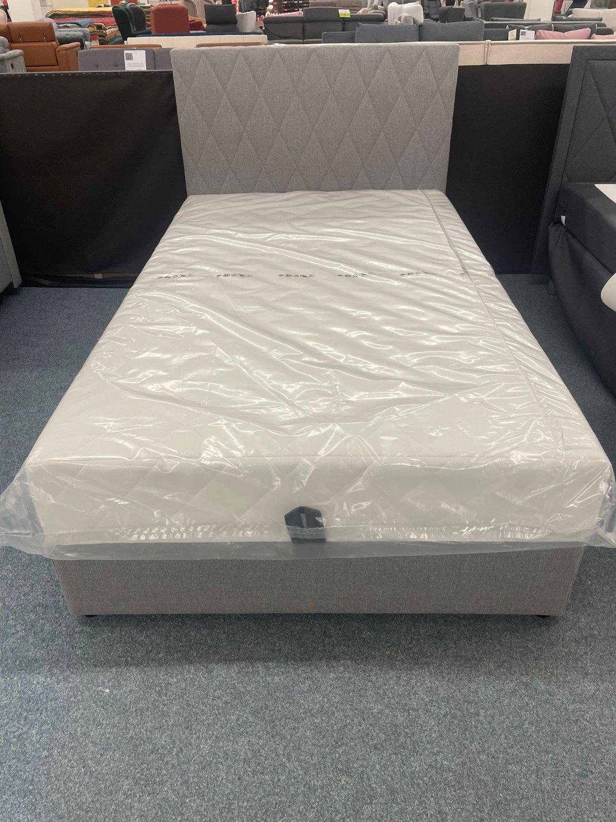 Boxspringbett 120x200 mit Bettkasten & Matratze