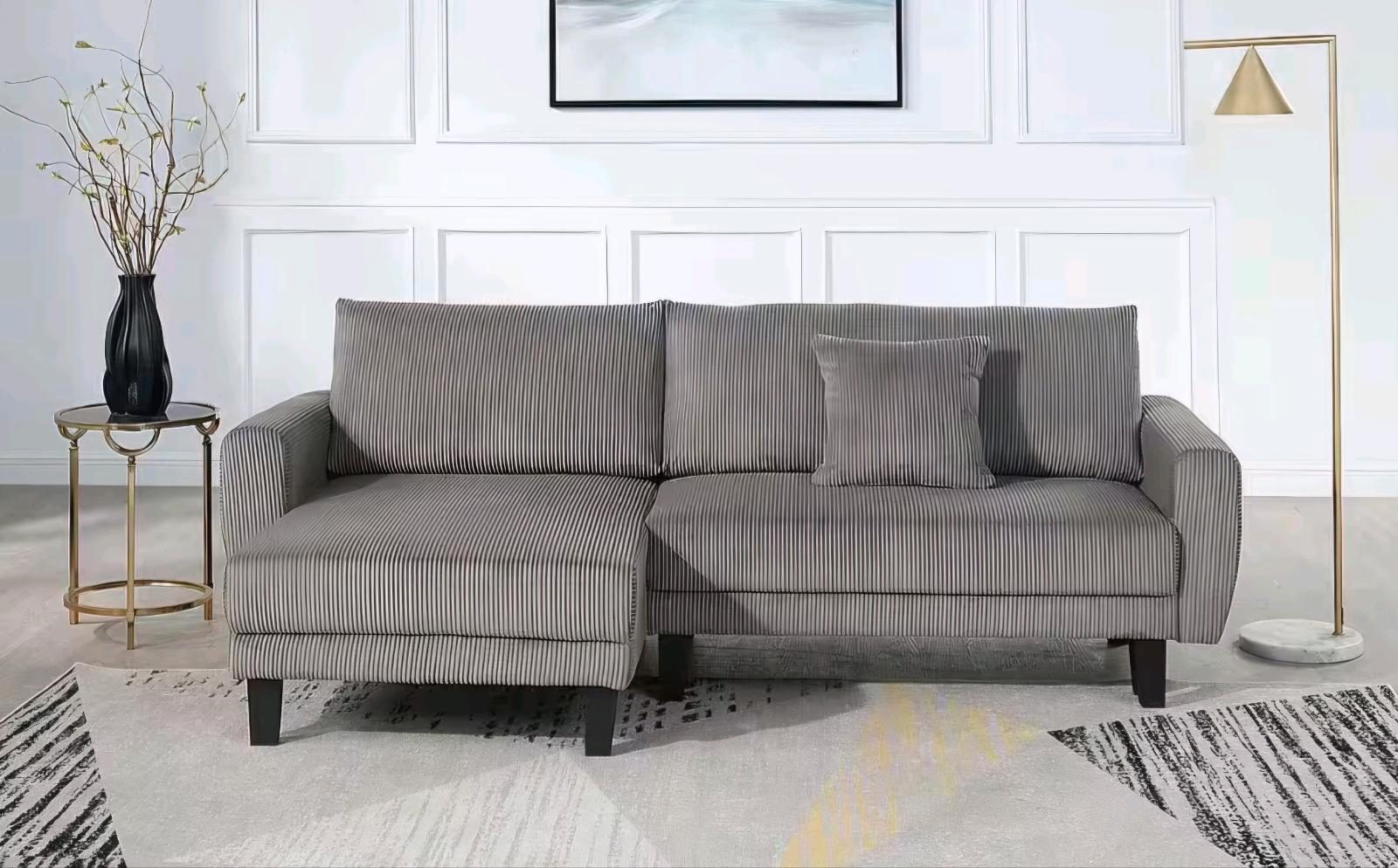 Ecksofa L-Form mit Bettfunktion