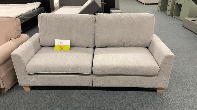 Elegantes 2-Sitzer Sofa in Grau