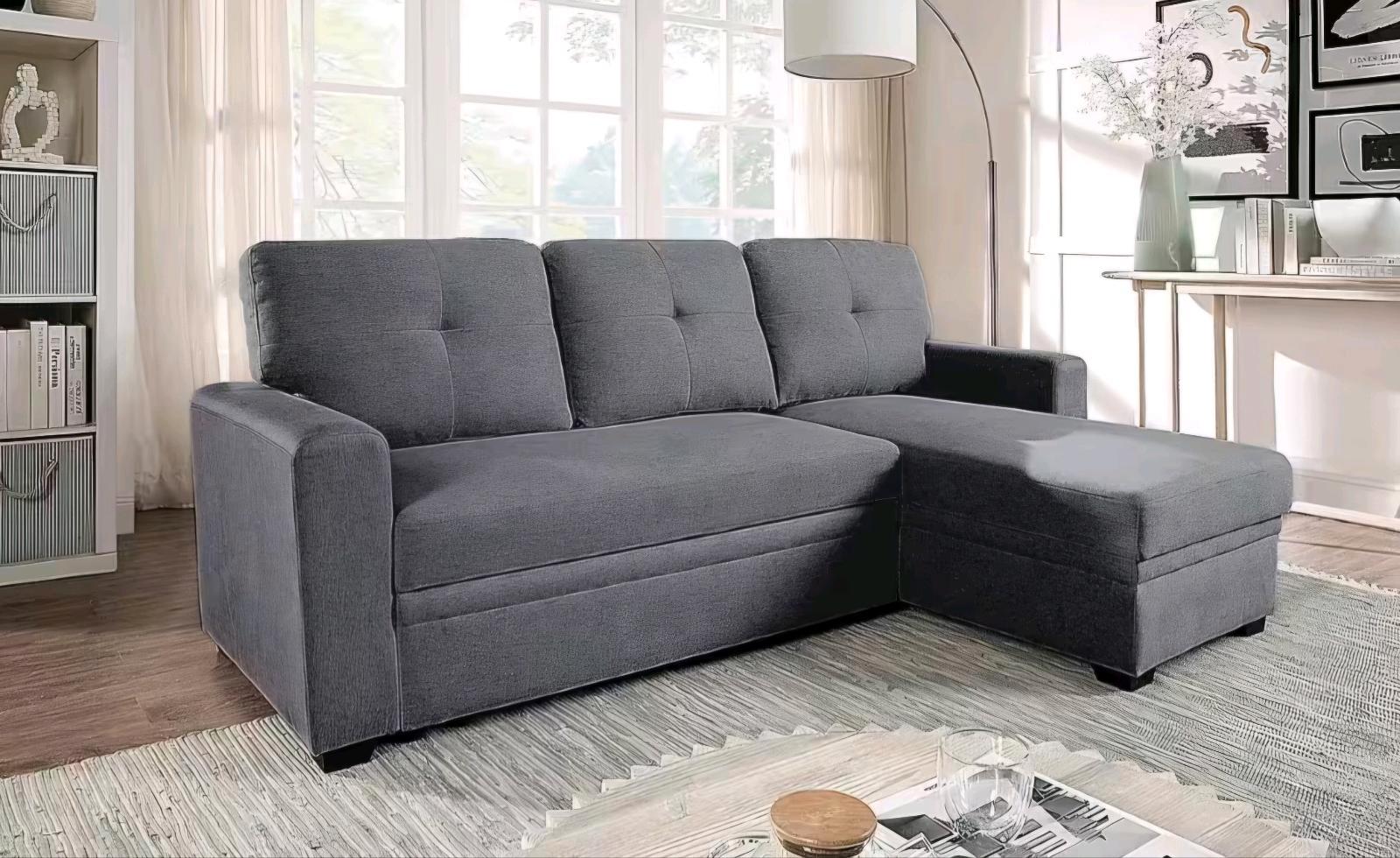 Schlafsofa L-Form mit Bettfunktion