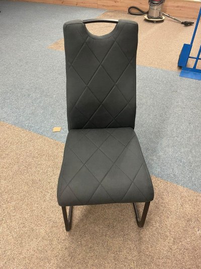 Eleganter Esszimmerstuhl in Anthrazit