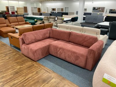 Designer Ecksofa CORD mit Bettfunktion