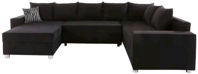 U-Form Schlafsofa mit Bettfunktion