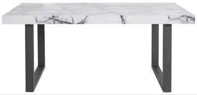 Eleganter Esstisch in Marmor-Optik