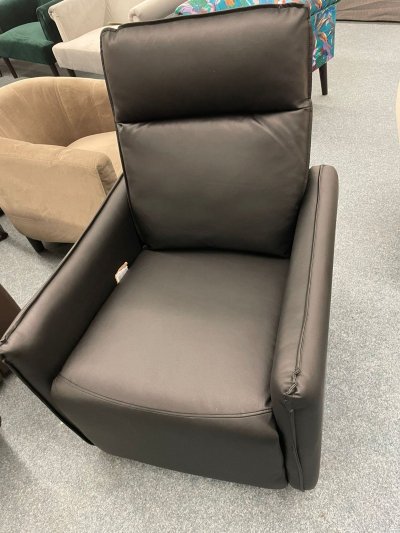 Manueller Relaxsessel mit Schlaffunktion - Schwarz