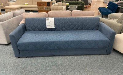 Blaues Schlafsofa mit Schlaffunktion - 299€