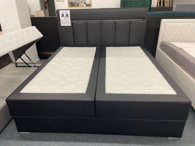 Stylisches LED Boxspringbett 180x200 mit Matratze