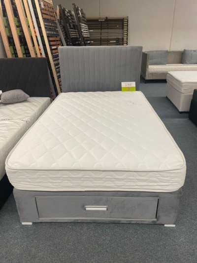 Boxspringbett 120x200 mit Matratze & Schublade